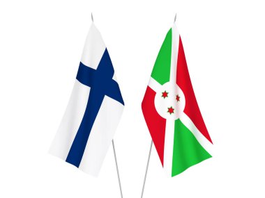 Burundi and Finland flags