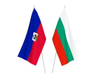 Bulgaristan ve Haiti Cumhuriyeti bayrakları