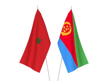 Fas ve Eritre bayrakları