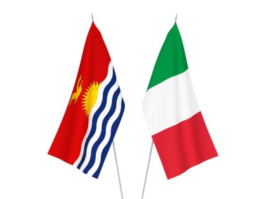 İtalya ve Kiribati Cumhuriyeti bayrakları