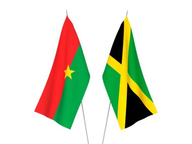 Jamaika ve Burkina Faso bayrakları