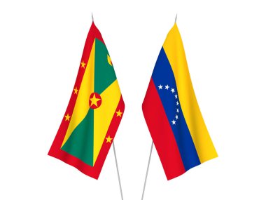 Grenada ve Venezuela bayrakları