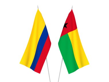 Kolombiya ve Gine Cumhuriyeti Bissau bayrakları