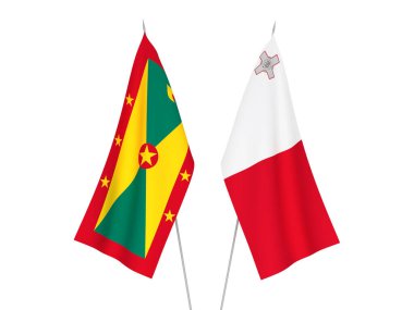 Grenada ve Malta bayrakları