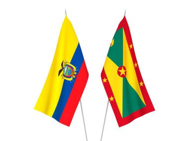 Ekvador ve Grenada bayrakları