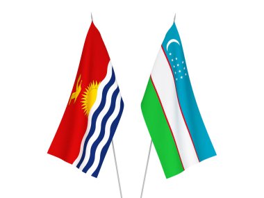 Özbekistan ve Kiribati bayrağı