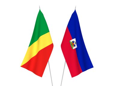 Haiti Cumhuriyeti ve Kongo Cumhuriyeti bayrakları