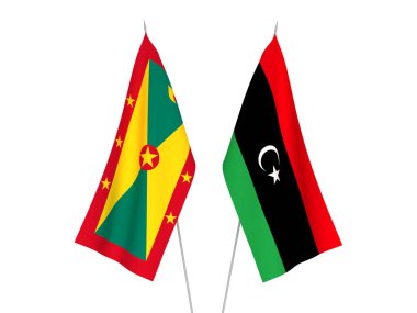 Libya ve Grenada bayrakları