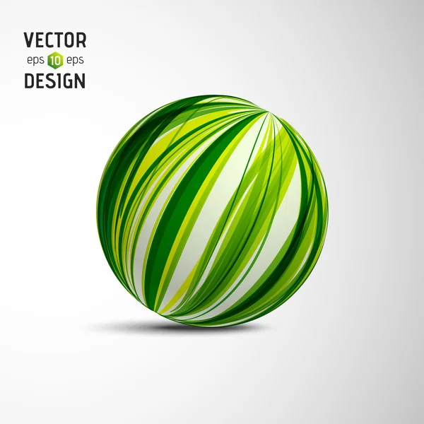 Absztrakt vektor gömb — Stock Vector
