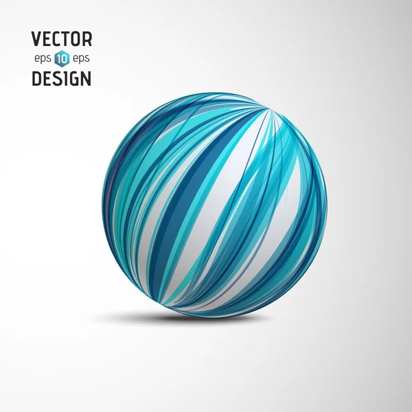 Esfera vectorial abstracta — Vector de stock