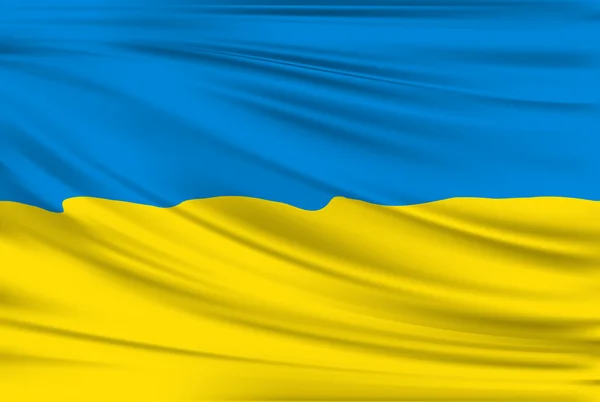Vlag van Oekraïne — Stockvector