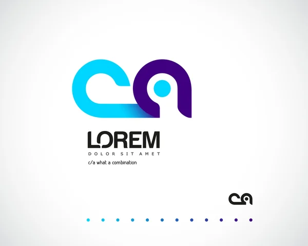 soyut vektör logo tasarım şablonu