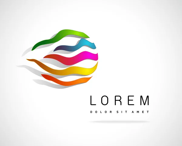 Modelo de design de logotipo vetor abstrato —  Vetores de Stock