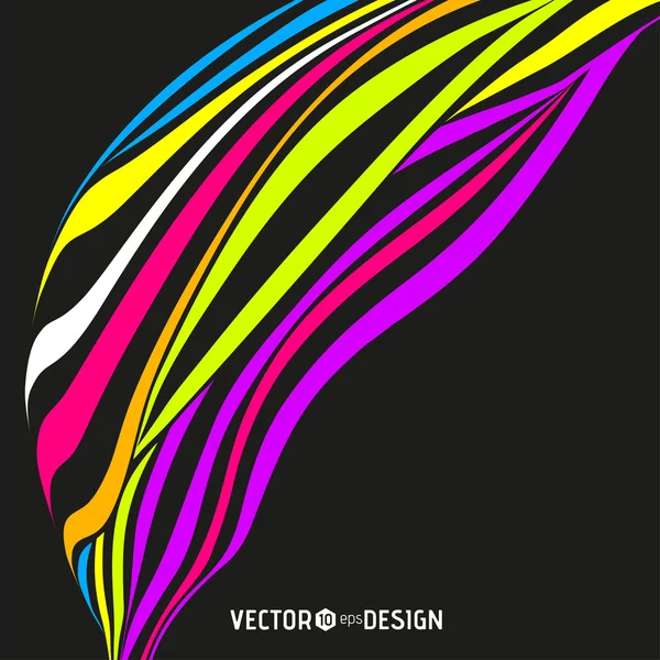 Vector abstracto ondas fondo — Archivo Imágenes Vectoriales