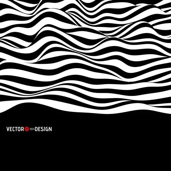 Vector abstracto ondas fondo — Archivo Imágenes Vectoriales