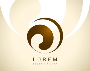 soyut vektör logo tasarım şablonu
