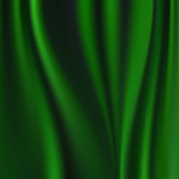 Abstract vector textuur, groene zijde — Stockvector