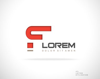 soyut vektör logo tasarım şablonu