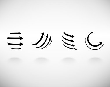 soyut vektör logo tasarım şablonu