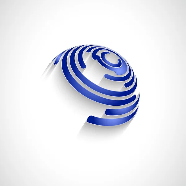 Vector abstracto logotipo diseño plantilla — Vector de stock