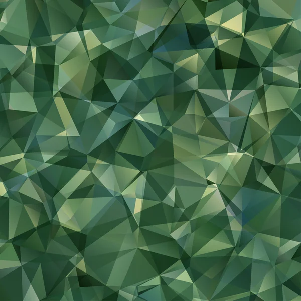 Fondo de triángulo verde abstracto — Vector de stock