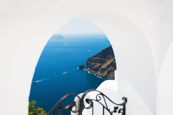 White architecture on Santorini island, Greece. — Stock Photo, Image