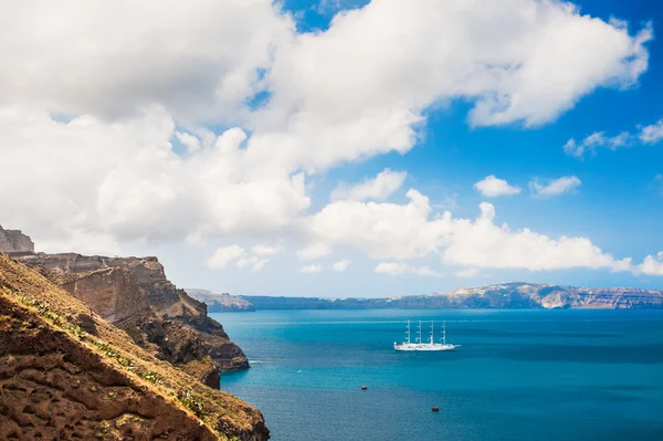 Bellissimo paesaggio con vista mare — Foto Stock