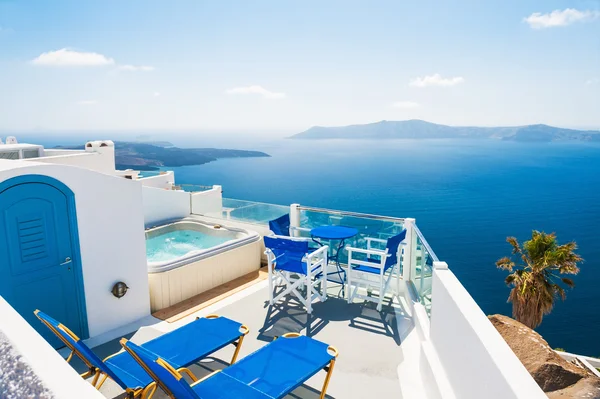 White architecture on Santorini island, Greece — Stock Photo, Image