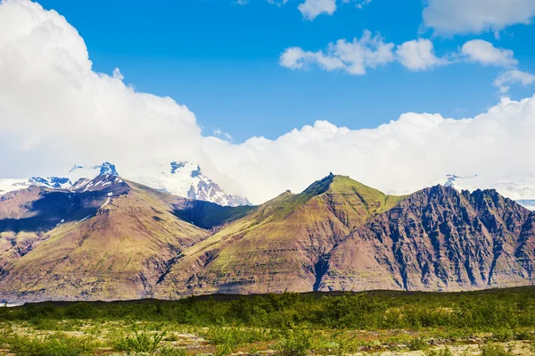 山和冰岛的冰川 — 图库照片