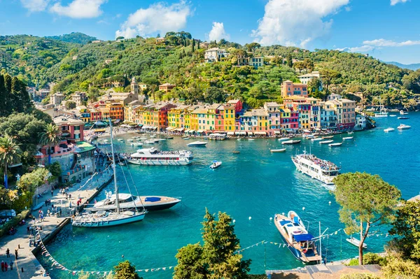 Portofino, wybrzeże Liguryjskie, Włochy — Zdjęcie stockowe