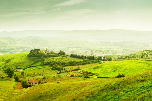 Wunderschöne Landschaft der Toskana — Stockfoto