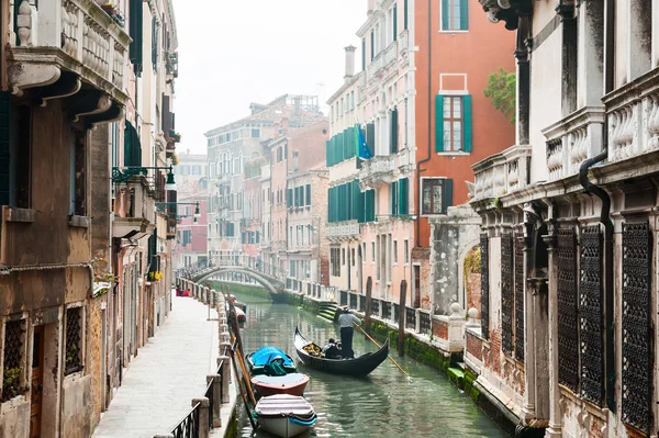 Canal panoramique à Venise, Italie — Photo