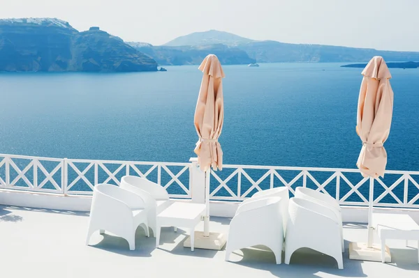 White architecture on Santorini island, Greece — Stock Photo, Image