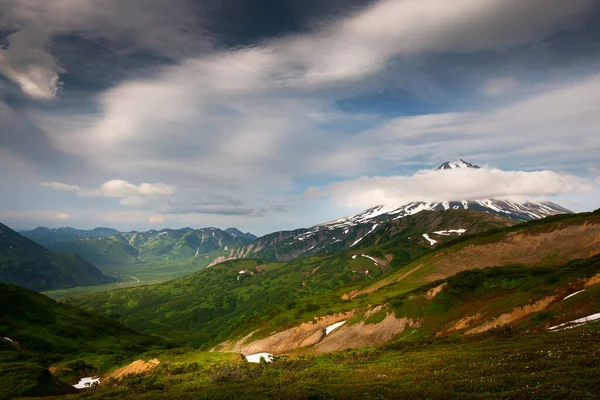 러시아 캄차카 화산의 아름다운 — 스톡 사진