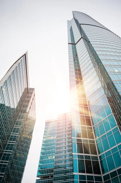 Modern skyscrapers of the business center — Stock Photo, Image