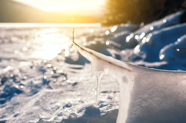 Invierno en el lago —  Fotos de Stock