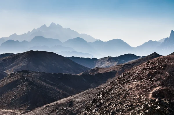 Beautiful mountains in the Arabian desert