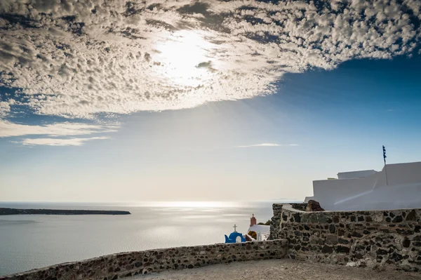 Beautiful landscape with sea view — Stock Photo, Image