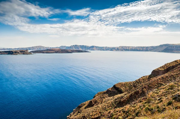 Deniz ve adalar manzarası. — Stok fotoğraf