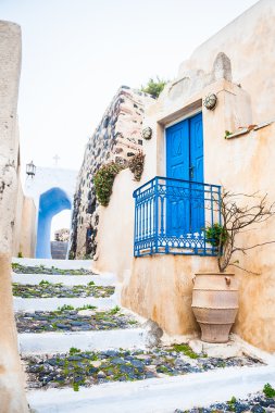 Pyrgos köyde eski sokak