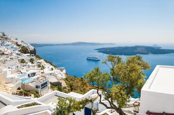 White architecture on Santorini island, Greece — Stock Photo, Image