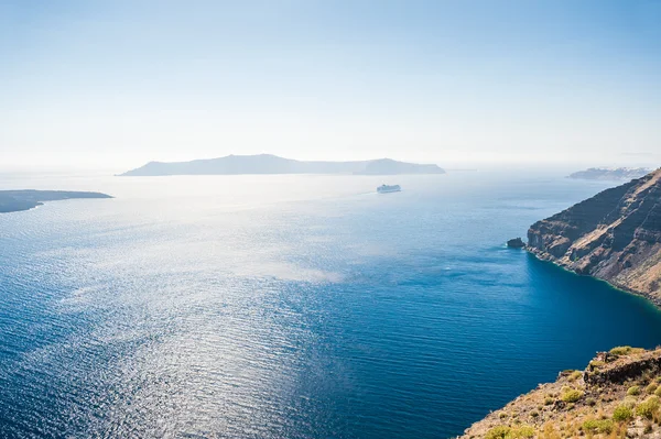 Vacker utsikt över havet och öarna — Stockfoto