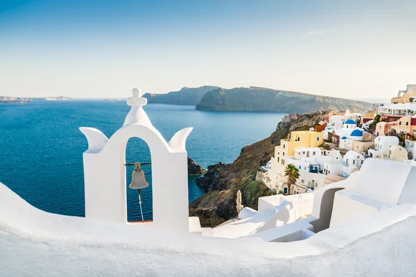 Bell tower in Oia town — Stock Photo, Image