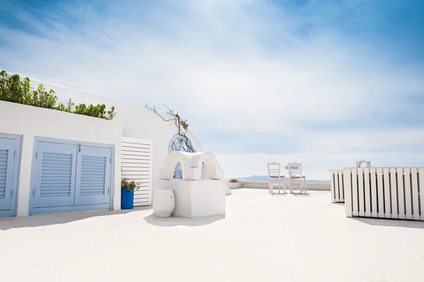 White architecture on Santorini island, Greece — Stock Photo, Image