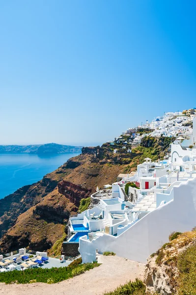 White architecture on Santorini island, Greece — Stock Photo, Image