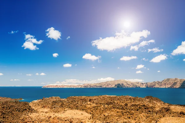 Güzel bir deniz ve adalar manzarası — Stok fotoğraf