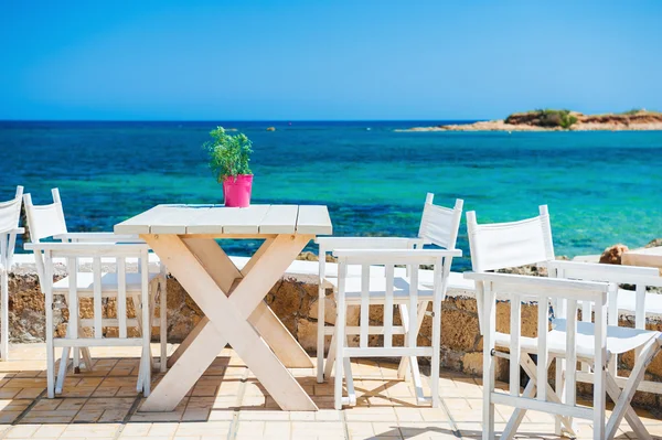 Cafe on the beach — Stock Photo, Image