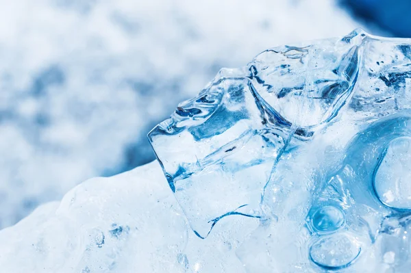 Natural blue ice — Stock Photo, Image