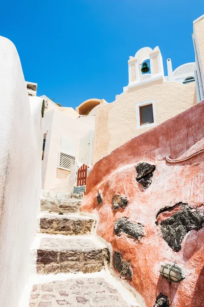 Beautiful architecture in Oia town, Santorini island, Greece. — Stock Photo, Image