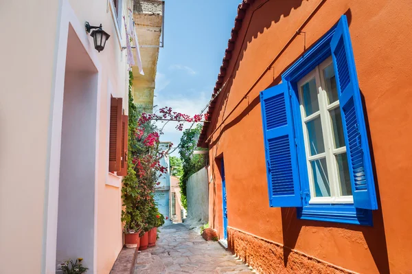 Мбаппе улица в Афинах, Греция — стоковое фото